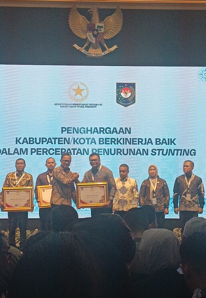 Pemkab Deliserdang Raih Penghargaan Daerah Berkinerja Baik Pencegahan Stunting