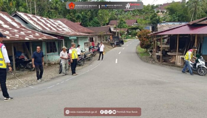 Proyek Pelebaran Jalan Menuju Kantor Bupati Nisbar Dimulai