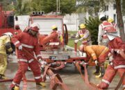 Pertamina Patra Niaga Regional Sumbagut Gelar Simulasi Penanggulangan Keadaan Darurat