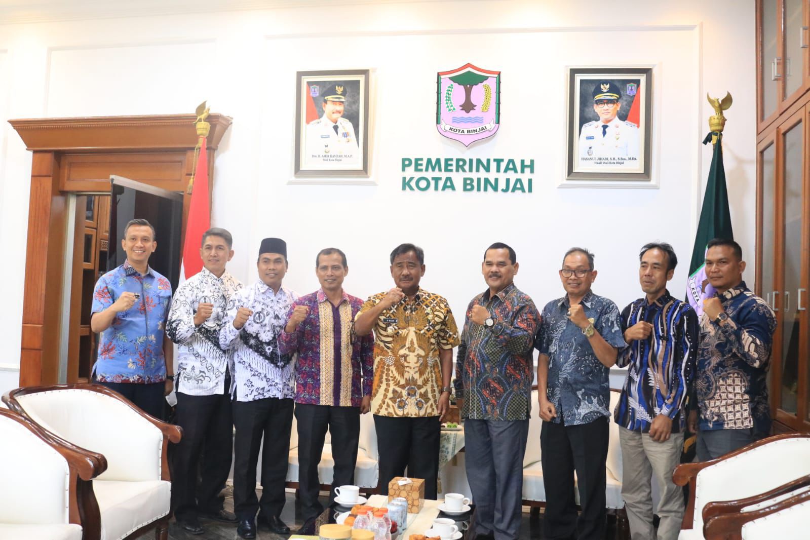 Audiensi Dari Pengurus Persatuan Guru Republik Indonesia (PGRI) Kota Binjai