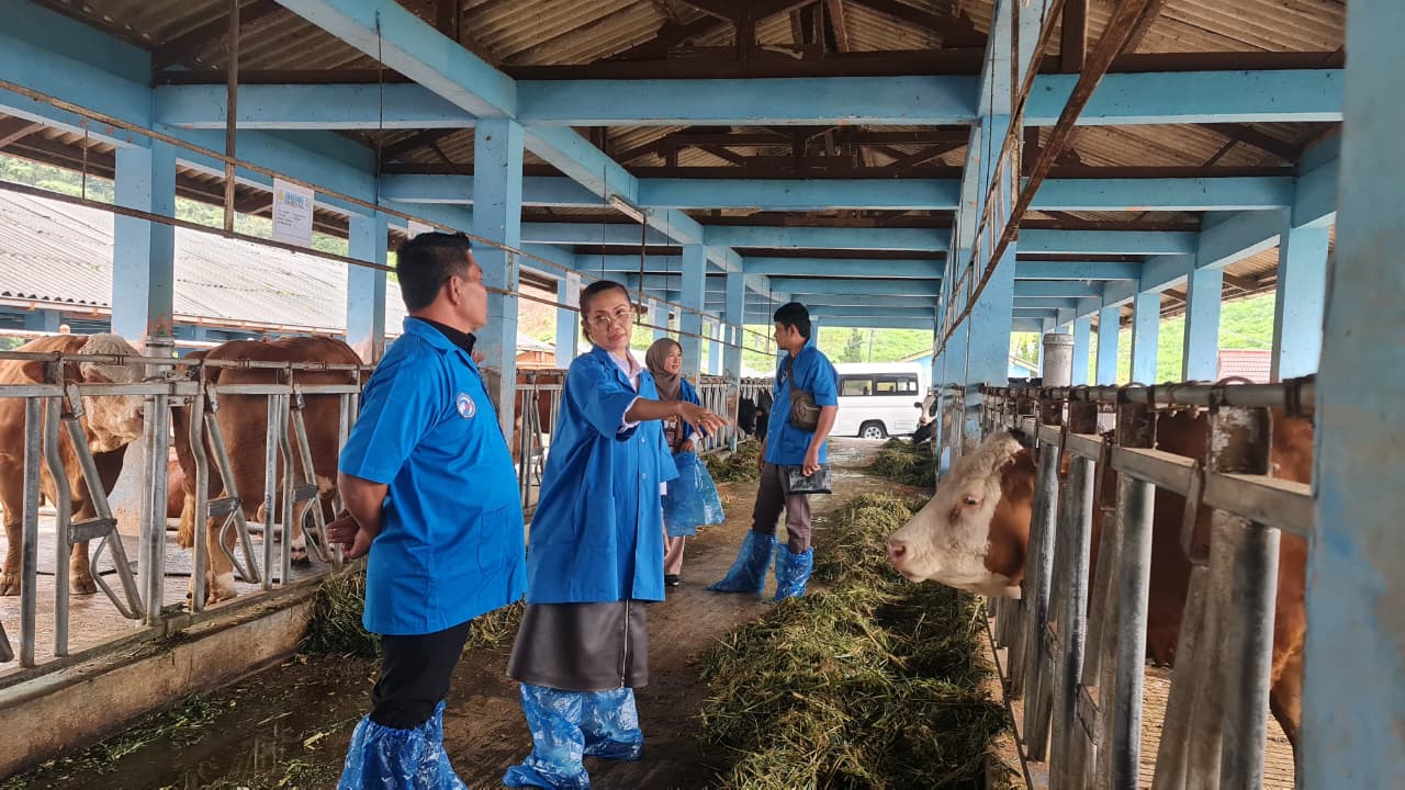 Bupati Aceh Besar Kunjungi Balai Embrio Ternak Cipelang, Siap Kembangkan Peternakan