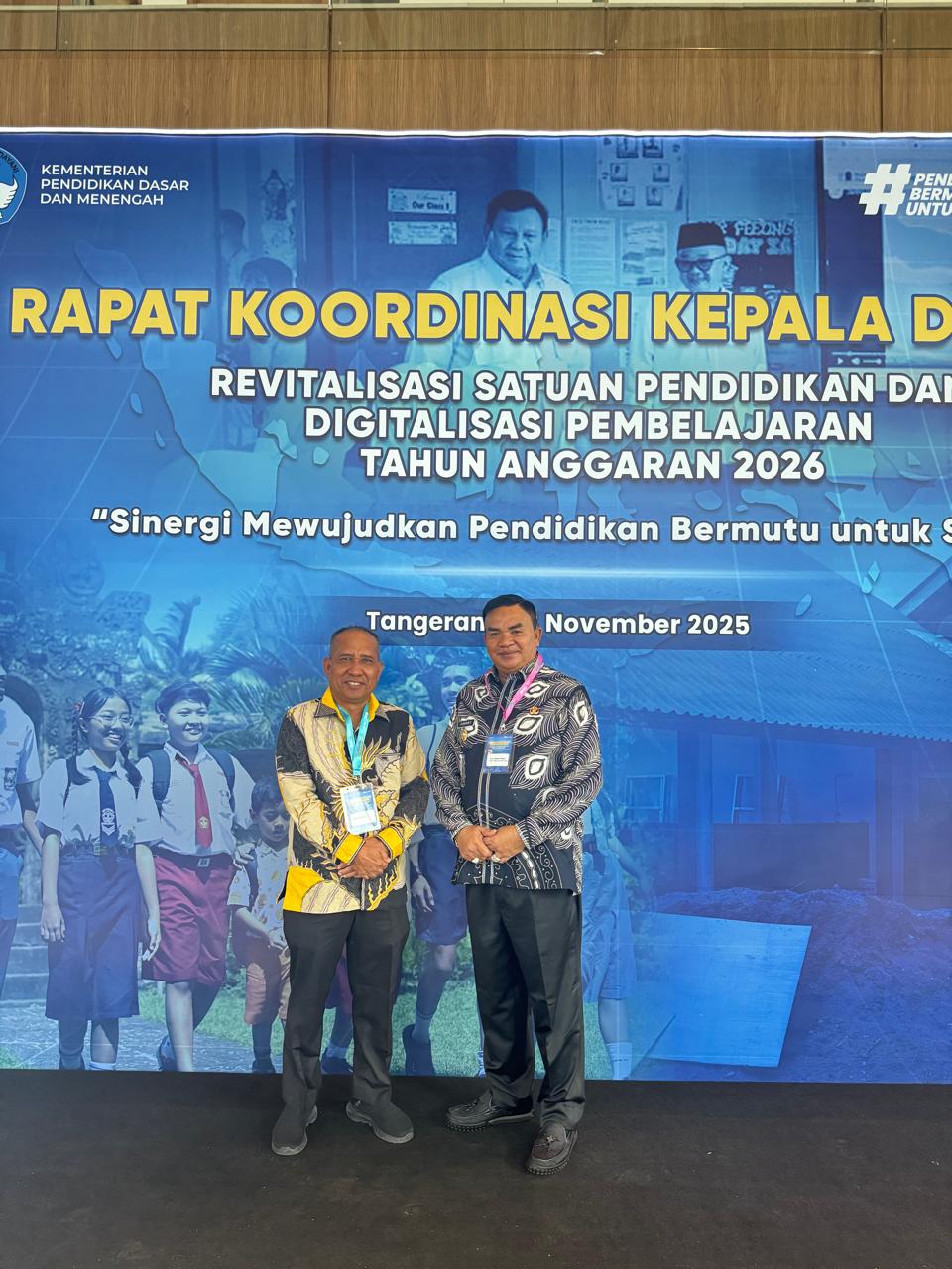 Bupati Agara Salim Fakhry Hadiri Rakor Di Tangerang