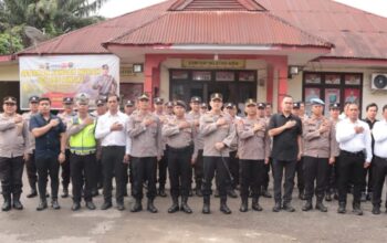 Kapolres Binjai Tekankan Disiplin Dan Pelayanan Humanis Di Polsek Binjai Selatan