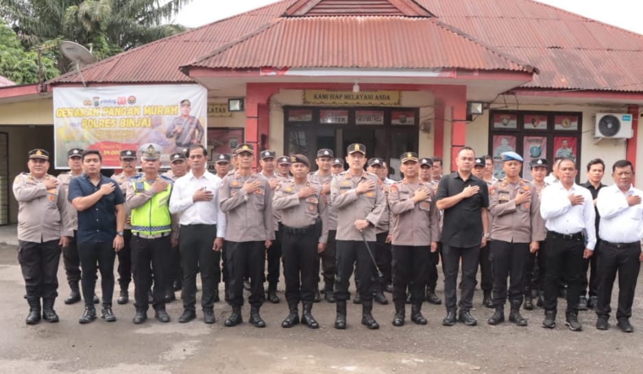 Kapolres Binjai Tekankan Disiplin Dan Pelayanan Humanis Di Polsek Binjai Selatan