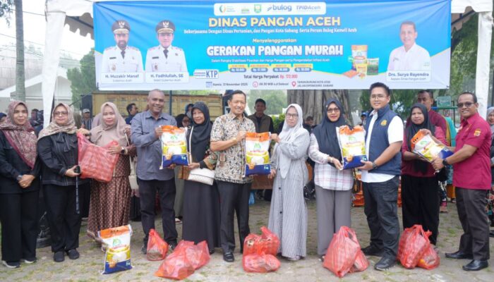 Wakil Wali Kota Sabang Pantau Gerakan Pangan Murah, Pastikan Harga Stabil Dan Warga Terbantu