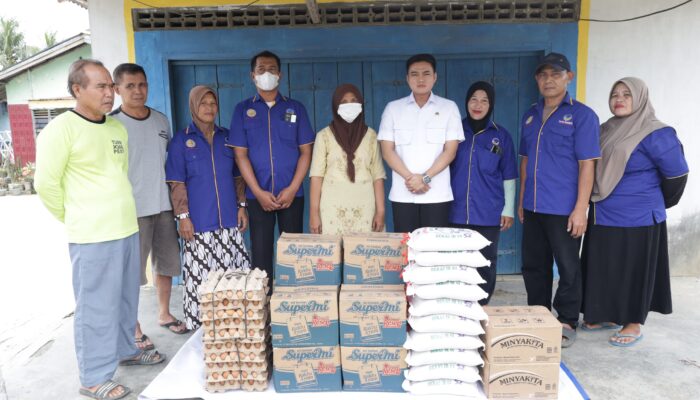 Bung RA Kembali Salurkan Bantuan Kepada Korban Kebakaran Di Langkat