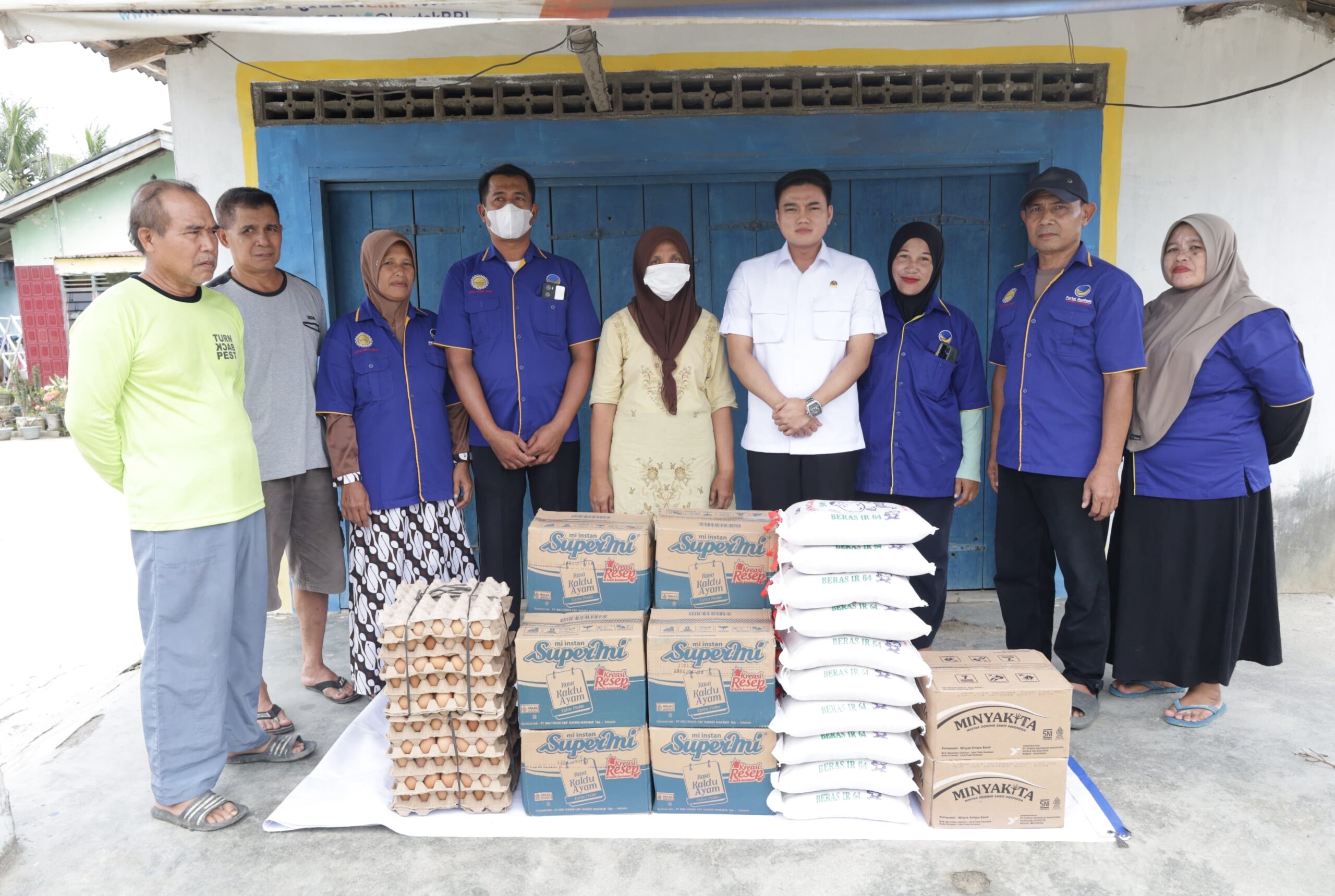 Bung RA Kembali Salurkan Bantuan Kepada Korban Kebakaran Di Langkat