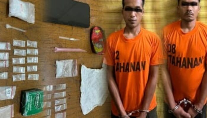 Polres Binjai Tangkap Dua Bandar Sabu Tanpa Perlawanan