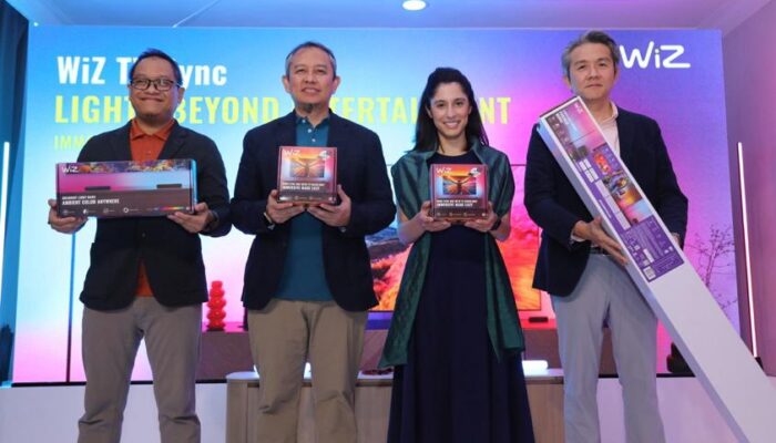 WiZ TV Sync Lights Bikin Nonton Film Hingga Gaming Di Rumah Lebih Seru