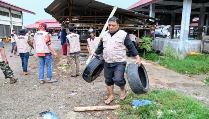 Pemkab Aceh Besar Lanjutkan Penataan Pasar Induk Lambaro