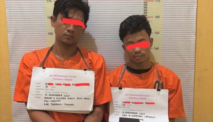 Jaringan Pengedar Sabu Tapteng-Sibolga Dibongkar, Polisi Amankan Dua Tersangka