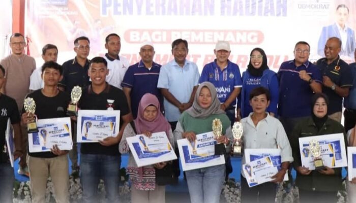 Wali Kota Binjai Serahkan Hadiah AHY Cup 2025