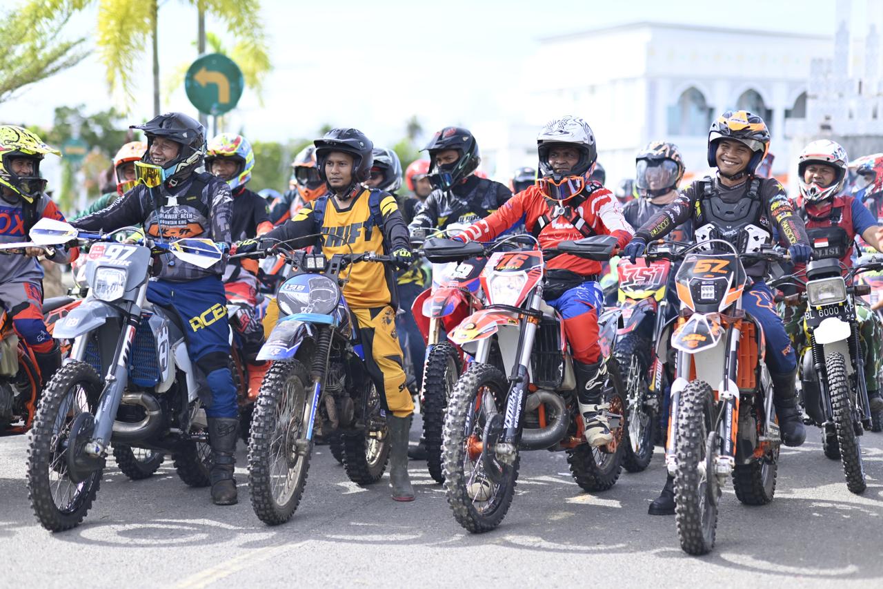 Kapolres Pidie Gaspol Di Pidie Trail Adventure 2025
