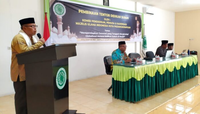 Ketua MUI Padangsidimpuan Ajak Umat Galakkan Didikan Subuh