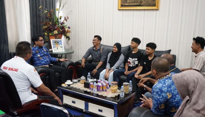 Wakil Wali Kota Terima Audiensi ISSI Binjai, Bahas Persiapan Atlet Menuju Malaysia