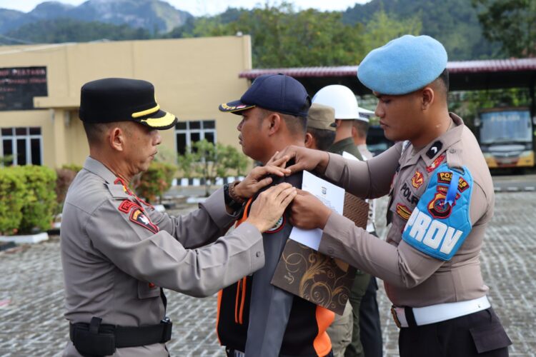 Polres Tapteng Gelar Pasukan Operasi Zebra Toba 2025 Selama 14 Hari