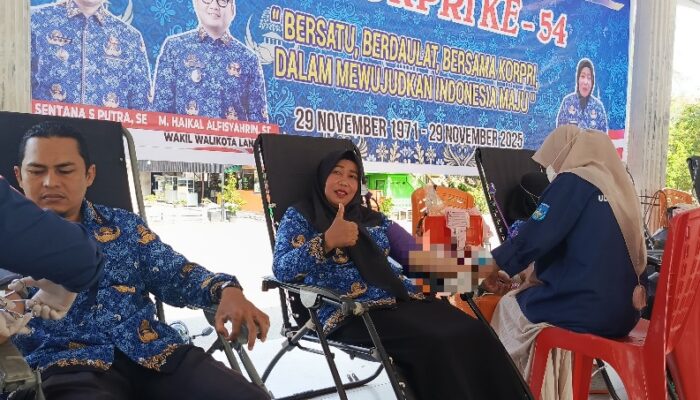 HUT Ke-54 Korpri, Pemko Langsa Kumpulkan 35 Kantong Darah