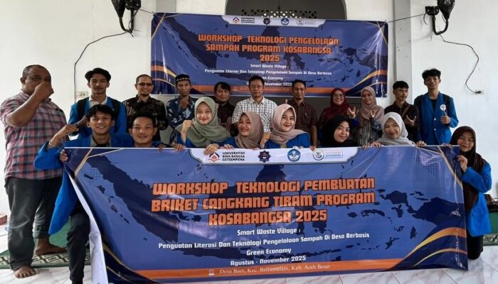 UBBG Adakan Workshop Teknologi Pengelolaan Sampah Dan Pembuatan Briket Cangkang Tiram