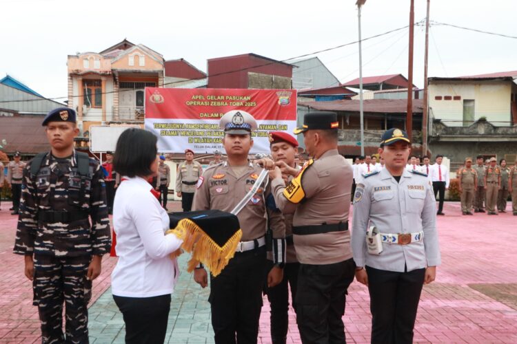 Apel Gelar Pasukan Operasi Zebra Toba 2025 Di Nias Selatan, Tekankan Penindakan Humanis