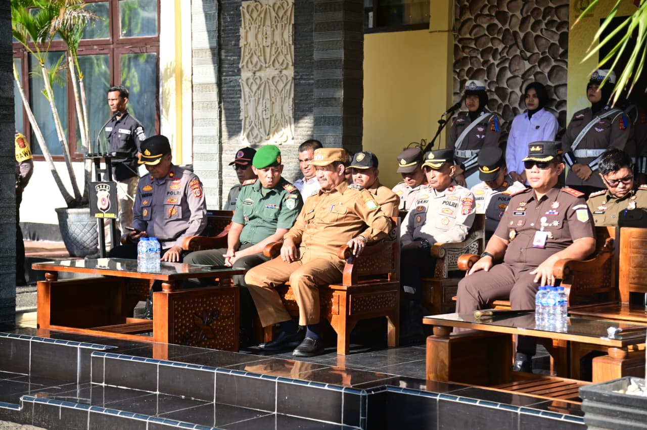 Wakil Bupati Aceh Besar Apresiasi Apel Gelar Pasukan Operasi Zebra Seulawah 2025
