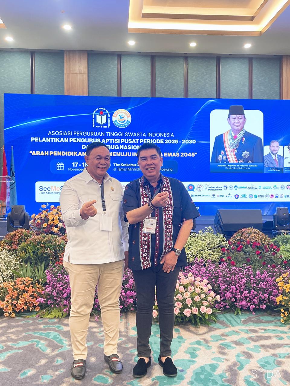 Dahnil Ginting Hadiri Rembug Nasional Dan Pelantikan Pengurus APTISI Pusat Di Jakarta