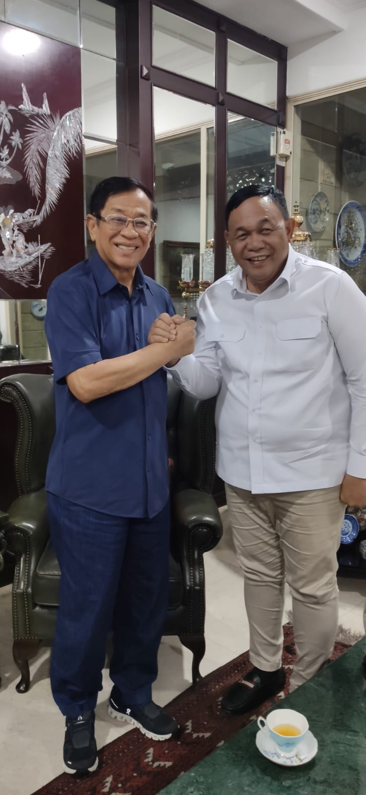 Dahnil Ginting: Suatu Kehormatan Bisa Bertemu Langsung Jenderal Kopassus Agum Gumelar