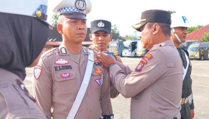 Operasi Zebra 2025 Dimulai, Wakapolres Madina Pimpin Apel Pasukan