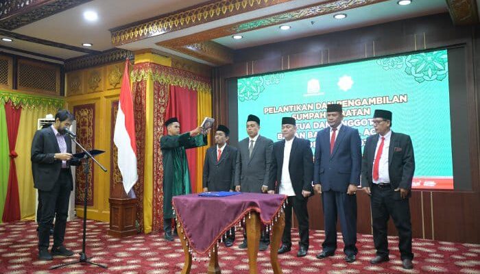 Gubernur Aceh Lantik Pengurus Baitul Mal Aceh 2025–2030