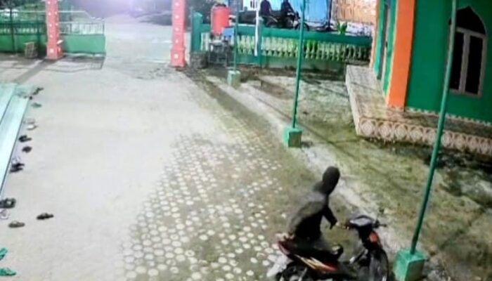 Aksi Pencurian Motor Saat Salat Subuh Kembali Terjadi Di Wilkum Polsek Indrapura