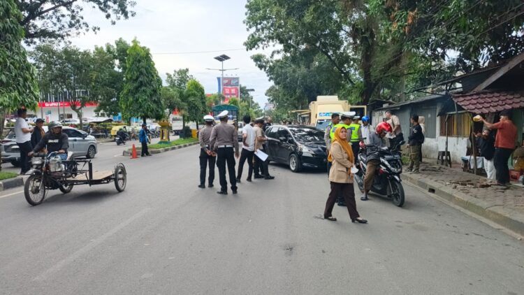Satlantas Polres Binjai-Dispenda-BPKAD Gelar Razia Edukasi Untuk Tingkatkan Kesadaran Pajak