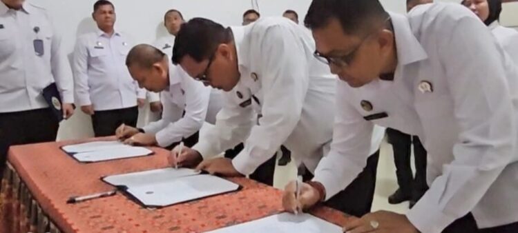 Kalapas Kelas IIA Binjai Teken Perjanjian Kinerja Tahun 2025