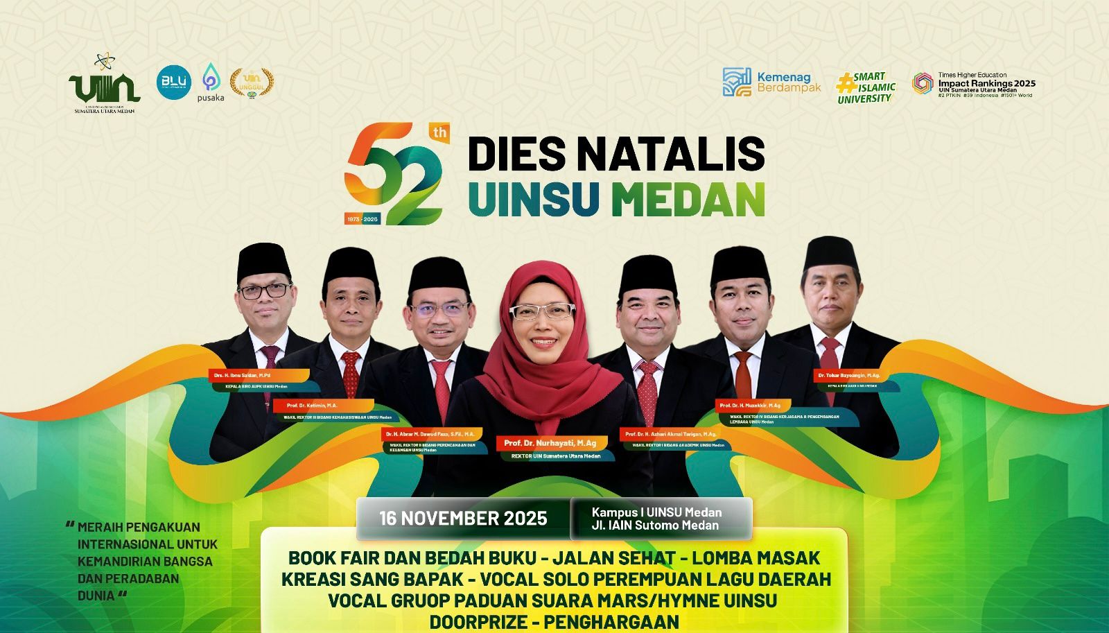 UINSU Selenggarakan Seminar Internasional, Peran Dunia Melayu-Islam Di Kancah Global