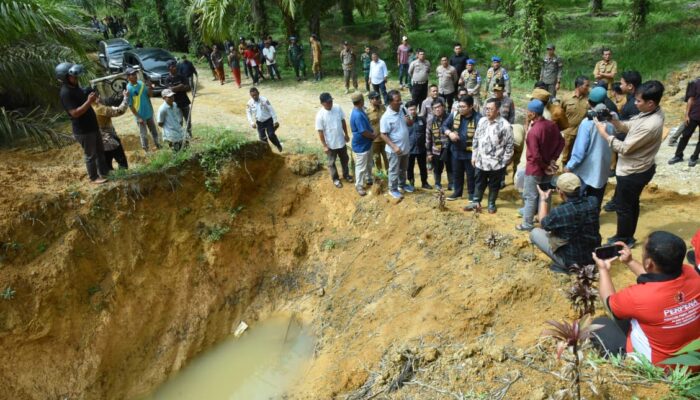 Diduga PT Laot Bangko Caplok Lahan Masyarakat Restu Pemerintah