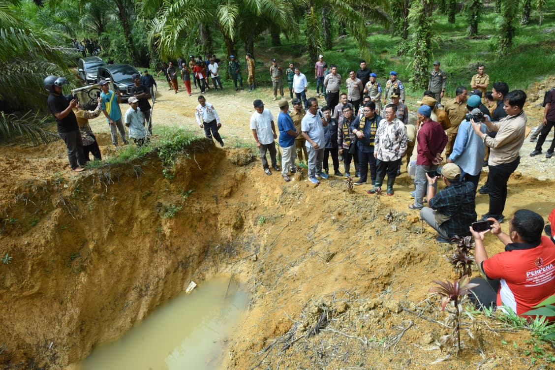 Diduga PT Laot Bangko Caplok Lahan Masyarakat Restu Pemerintah