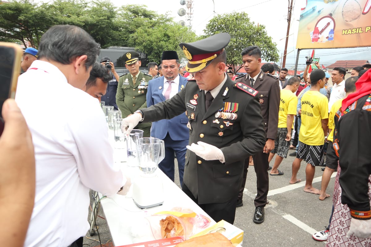 Satresnarkoba Polres Aceh Tenggara Selamatkan 45.729 Jiwa Dari Ungkap 109 Kasus