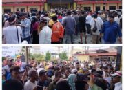 Aksi Begal Marak, Ratusan Warga Datangi Polres Pelabuhan Belawan