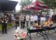 142 Perkara Inkrah Dan BB Dimusnahkan, 85 Kasus Narkoba Jadi Sorotan Kejari Sergai