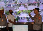 Kapolrestabes Medan Tinjau Strong Point Dan Pengecekan ATCS Di Kawasan Balai Kota