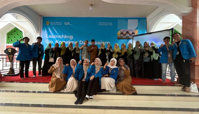 Mahasiswa KPM Tematik Psikologi UIN Ar-Raniry Launching Gampong Peduli ATM