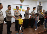 Anak-anak Yatim Giat Binrohtal Bersama Personel Polres Binjai