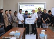 Baitul Mal Aceh Terima Zakat Perusahaan PT. PEMA Rp1,3 Miliar