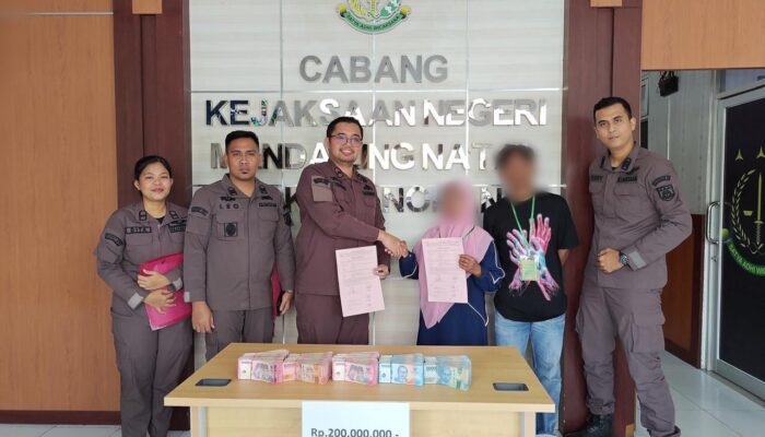 Kejari Madina Selamatkan Rp200 Juta Dana Desa Dari Korupsi