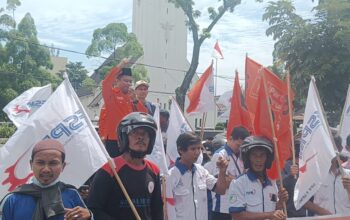 Elemen Partai Buruh & FSPMI Sumut yang akan dilaksanakan pada Senin tanggal 24 November 2025, dengan tujuan utama Kantor Gubernur Sumatera Utara dan Kantor DPRD Sumut.