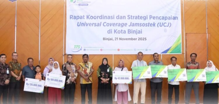 Pemko Binjai Dan BPJS Ketenagakerjaan Perkuat Komitmen Capai Universal Coverage Jamsostek