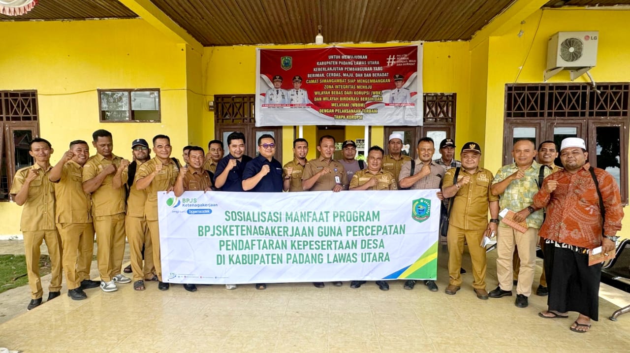 BPJS Ketenagakerjaan Padangsidimpuan Roadshow Sosialisasi Di Padanglawas Utara