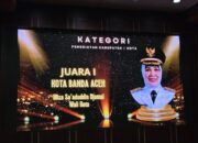 Banda Aceh Raih Peringkat I Paritrana Award 2025 Tingkat Provinsi