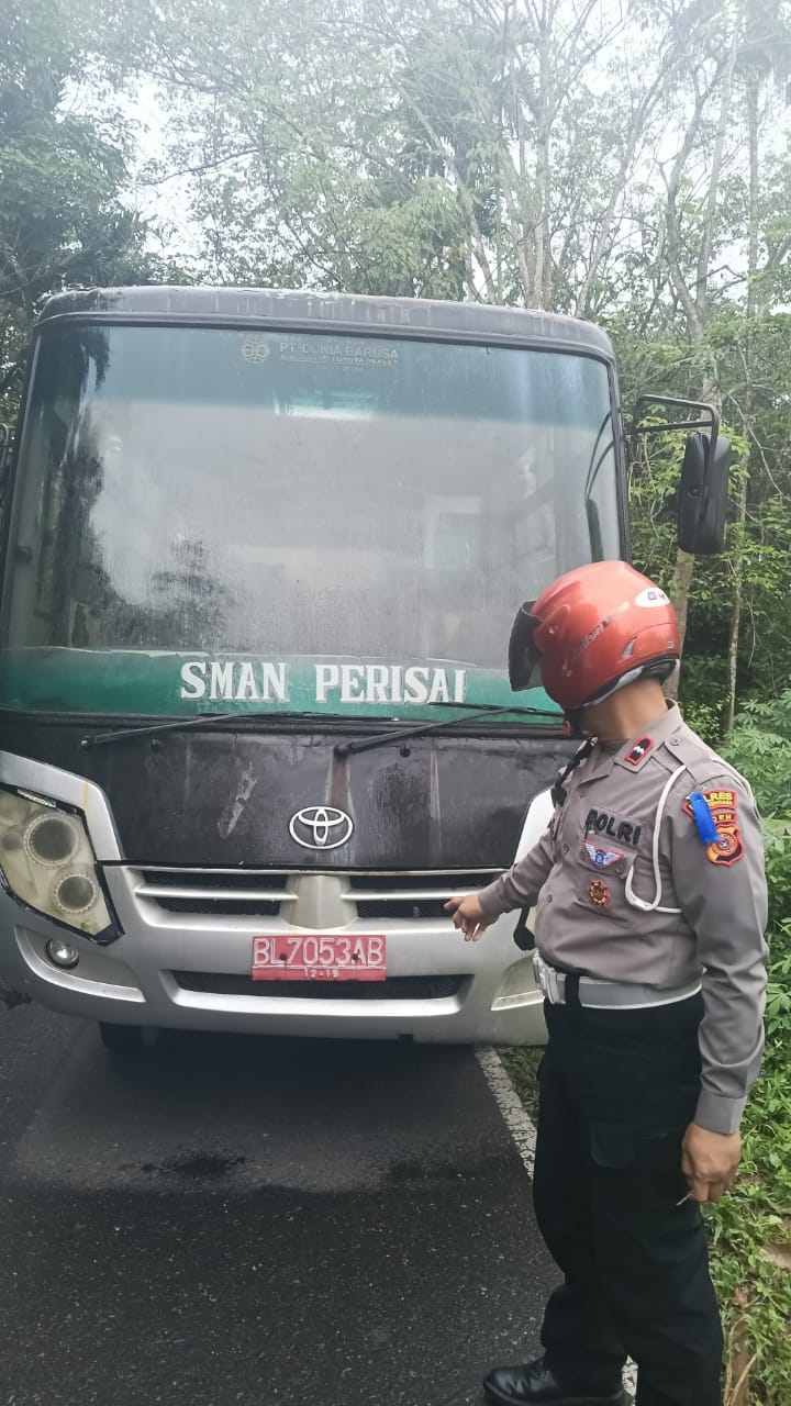 Ibu Dan Anak Tewas Dilindas Bus SMAN Perisai Kutacane