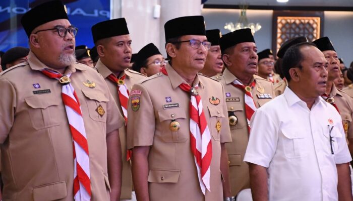 Pemkab Samosir Hadiri Pelantikan Pengurus Kwarda Sumut