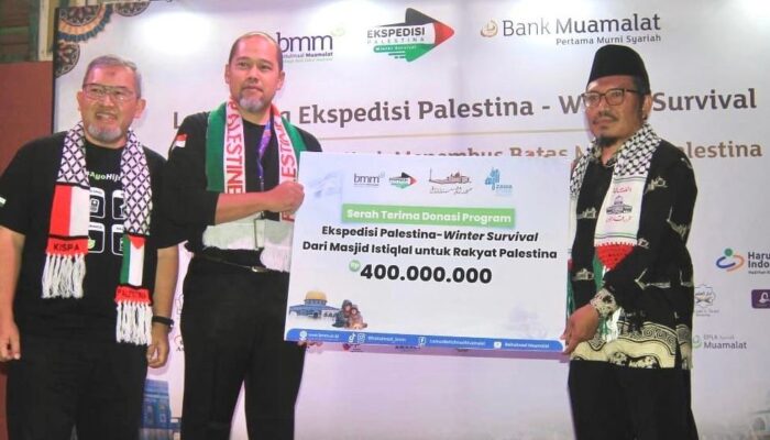 BMM Lanjutkan Program Ekspedisi Palestina Jelang Musim Dingin