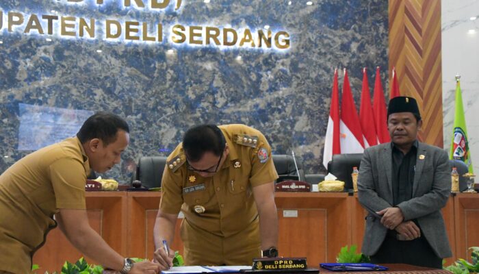 DPRD Setujui Rancangan KUA-PPAS APBD Deliserdang TA 2026